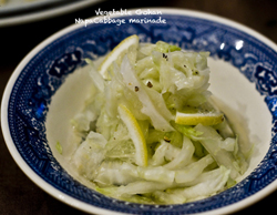 【４日目】白菜のはちみつレモン和え【Japan】